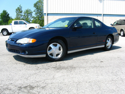 chevrolet monte carlo 2002 dk  blue coupe ss gasoline 6 cylinders front wheel drive automatic 45840