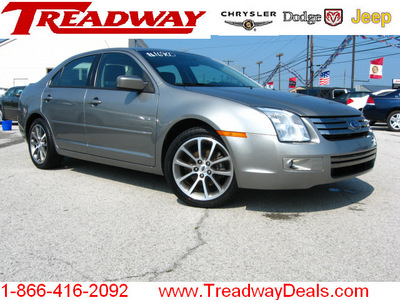 ford fusion 2008 lt  gray sedan i4 se gasoline 4 cylinders front wheel drive automatic 45840