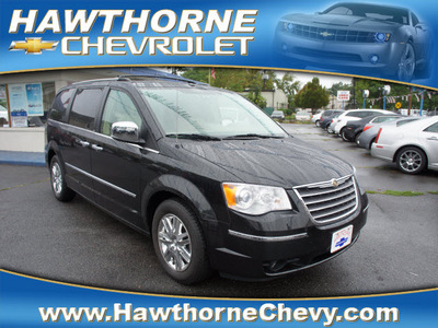 chrysler town and country 2008 black van limited gasoline 6 cylinders front wheel drive shiftable automatic 07507