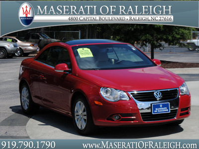 volkswagen eos 2008 dk  red turbo gasoline 4 cylinders front wheel drive shiftable automatic 27616