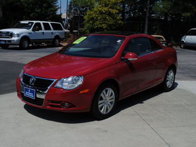 volkswagen eos 2008 dk  red turbo gasoline 4 cylinders front wheel drive shiftable automatic 27616