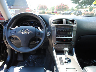 lexus is 250 2008 black sedan gasoline 6 cylinders rear wheel drive shiftable automatic 27616