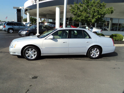 cadillac dts 2007 gray sedan gasoline 8 cylinders front wheel drive automatic 45036