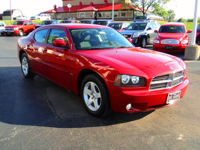 dodge charger 2010 inferno red crystal sedan sxt gasoline 6 cylinders rear wheel drive automatic 45036