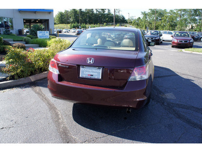 honda accord 2009 basque red sedan lx gasoline 4 cylinders front wheel drive 5 speed automatic 07724