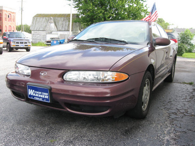 oldsmobile alero 2000 brown sedan gl gasoline 4 cylinders front wheel drive automatic 45840