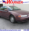 oldsmobile alero 2000 brown sedan gl gasoline 4 cylinders front wheel drive automatic 45840