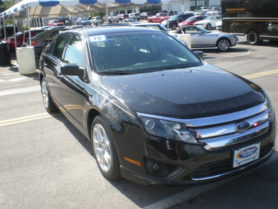 ford fusion 2010 black sedan se gasoline 4 cylinders front wheel drive automatic 13502