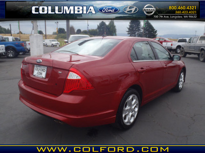 ford fusion 2010 dk  red sedan se gasoline 4 cylinders front wheel drive automatic 98632