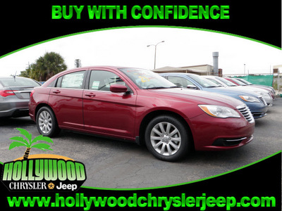 chrysler 200 2012 red sedan gasoline 4 cylinders front wheel drive automatic 33021