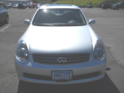 infiniti g35 2006 gray sedan gasoline 6 cylinders all whee drive autostick 55811