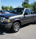 ford ranger 2009 gray pickup truck xlt gasoline 4 cylinders 2 wheel drive automatic with overdrive 46168
