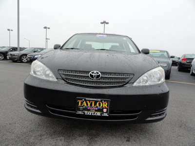 toyota camry 2002 black sedan le gasoline 4 cylinders front wheel drive automatic 60915