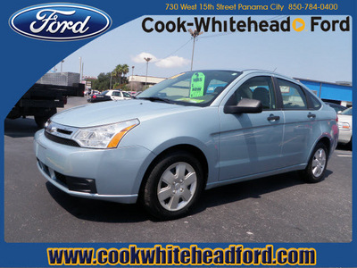 ford focus 2008 lt  blue sedan s gasoline 4 cylinders front wheel drive automatic 32401