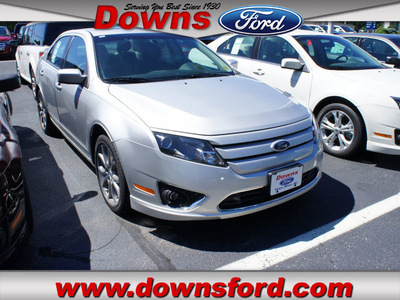 ford fusion 2012 silver sedan sel gasoline 4 cylinders front wheel drive automatic with overdrive 08753