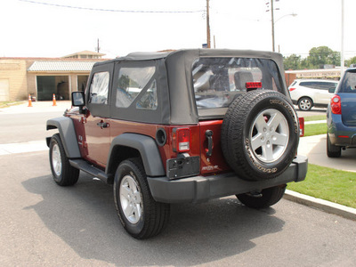 jeep wrangler 2008 dk  red suv x gasoline 6 cylinders 4 wheel drive 6 speed manual 27591
