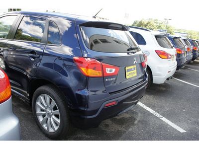mitsubishi outlander sport 2011 lt  blue se gasoline 4 cylinders all whee drive automatic 07724