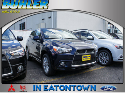 mitsubishi outlander sport 2011 dk  blue se gasoline 4 cylinders all whee drive automatic 07724