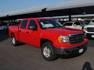 gmc sierra 1500 2012 fire red sle flex fuel 8 cylinders 4 wheel drive automatic 76087