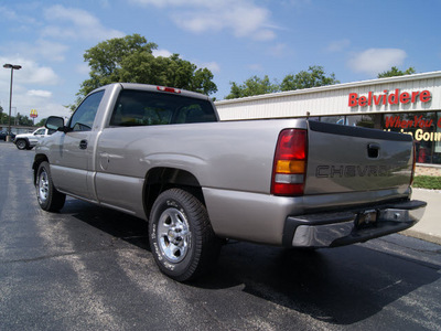 chevrolet silverado 1500 2001 pewter pickup truck gasoline 6 cylinders rear wheel drive automatic 61008