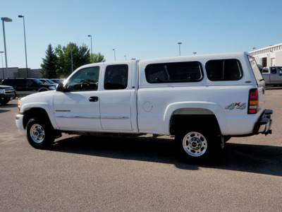 gmc sierra 2500hd 2005 white pickup truck ext sle 4x4 gasoline 8 cylinders 4 wheel drive automatic 56001