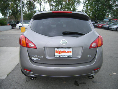 nissan murano 2009 lt  gray suv gasoline 6 cylinders front wheel drive automatic 46219