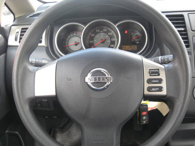 nissan versa 2009 black hatchback gasoline 4 cylinders front wheel drive automatic 33884