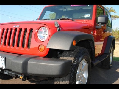jeep wrangler 2008 red suv x gasoline 6 cylinders 4 wheel drive 75570