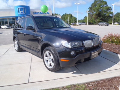 bmw x3 2007 black suv 3 0si gasoline 6 cylinders all whee drive automatic 28557