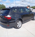 bmw x3 2007 black suv 3 0si gasoline 6 cylinders all whee drive automatic 28557