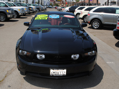 ford mustang 2010 black coupe gt premium gasoline 8 cylinders rear wheel drive 5 speed with overdrive 91010