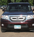 honda pilot 2009 dk  red suv touring 4wd navi dvd gasoline 6 cylinders all whee drive automatic 55318