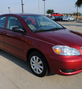 toyota corolla 2008 dk  red sedan ce gasoline 4 cylinders front wheel drive automatic 75228