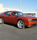 dodge challenger 2011 orange coupe r t gasoline 8 cylinders rear wheel drive automatic 60915