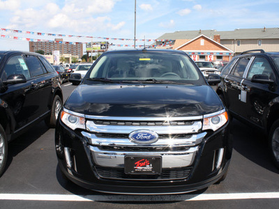 ford edge 2012 black sel gasoline 6 cylinders all whee drive 6 spd selectshift trans 07735