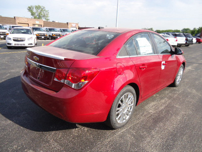 chevrolet cruze 2012 red sedan eco gasoline 4 cylinders front wheel drive automatic 60007