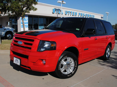 ford expedition 2008 red suv limited funk master flex gasoline 8 cylinders 2 wheel drive automatic with overdrive 76205
