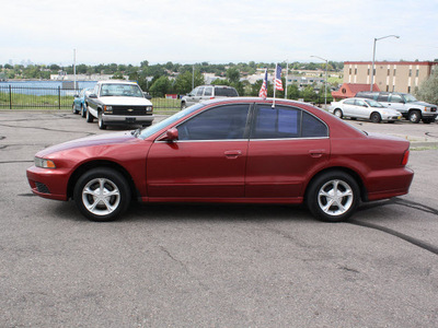 mitsubishi galant 2002 red sedan es gasoline 4 cylinders front wheel drive automatic 80229