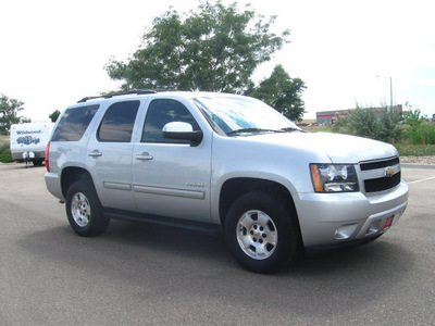 chevrolet tahoe 2011 silver suv lt flex fuel 8 cylinders 4 wheel drive automatic 80504