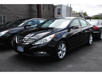 hyundai sonata 2012 black sedan limited gasoline 4 cylinders front wheel drive automatic 94010