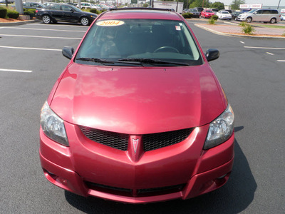 pontiac vibe 2004 red hatchback gasoline 4 cylinders front wheel drive automatic 46410