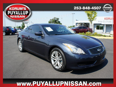 infiniti g37 2008 dk  blue coupe gasoline 6 cylinders rear wheel drive automatic 98371