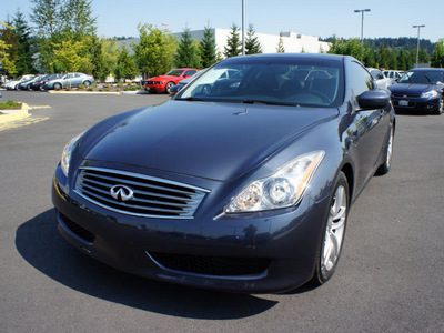 infiniti g37 2008 dk  blue coupe gasoline 6 cylinders rear wheel drive automatic 98371