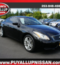 infiniti g37 2008 black coupe gasoline 6 cylinders rear wheel drive automatic 98371