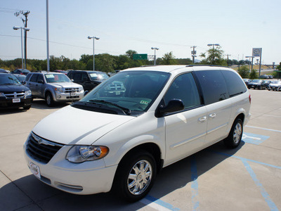 chrysler town and country 2007 white van touring gasoline 6 cylinders front wheel drive automatic 76210