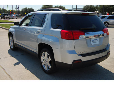 gmc terrain 2011 silver suv slt 1 gasoline 4 cylinders front wheel drive 6 speed automatic 77090