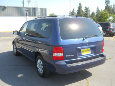 kia sedona 2005 blue van lx gasoline 6 cylinders front wheel drive 5 speed automatic 99208