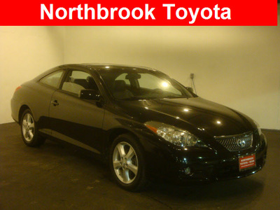toyota camry solara 2008 black coupe sle v6 gasoline 6 cylinders front wheel drive automatic 60062
