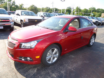 chevrolet cruze 2012 red sedan lt gasoline 4 cylinders front wheel drive automatic 60007