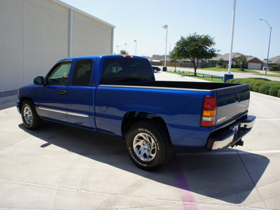 gmc sierra 1500 2003 blue pickup truck sle gasoline 8 cylinders rear wheel drive automatic 76108